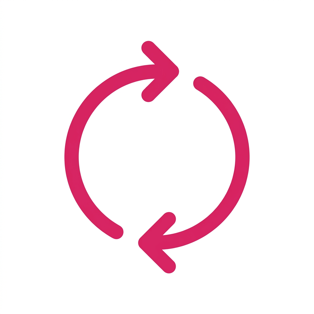 Change icon to #d92662, white background